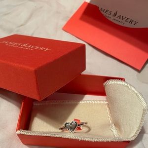 Heart Initial James Avery Ring !